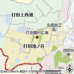 打田農村広場周辺の地図