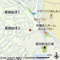 大阪府交野市星田2220-7周辺の地図