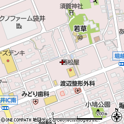 静岡県袋井市堀越771-8周辺の地図