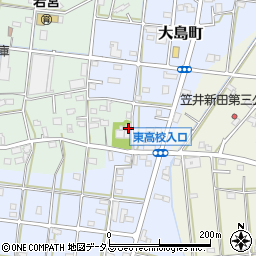 静岡県浜松市中央区大島町586周辺の地図