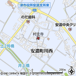村主寺周辺の地図
