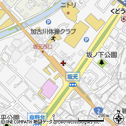 ローソン加古川野口町坂元店周辺の地図