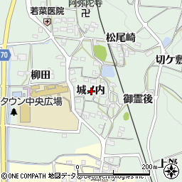 京都府木津川市山城町椿井城ノ内周辺の地図