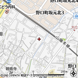 兵庫県加古川市野口町坂元1122-2周辺の地図