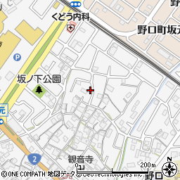 兵庫県加古川市野口町坂元539-1周辺の地図