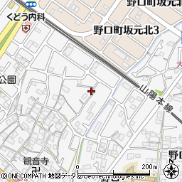 兵庫県加古川市野口町坂元470-4周辺の地図