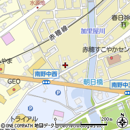 兵庫県赤穂市南野中271-1周辺の地図