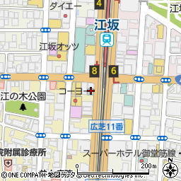 アパホテル新大阪江坂駅前周辺の地図
