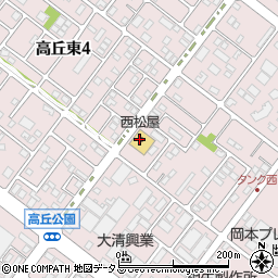 西松屋浜松高丘店周辺の地図