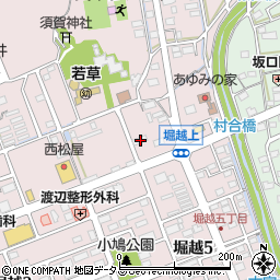 静岡県袋井市堀越814周辺の地図