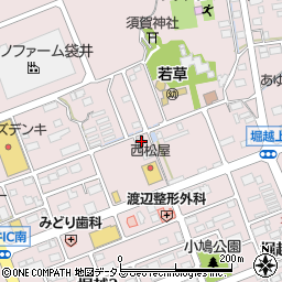 静岡県袋井市堀越770周辺の地図