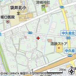 静岡県袋井市久能1245-1周辺の地図