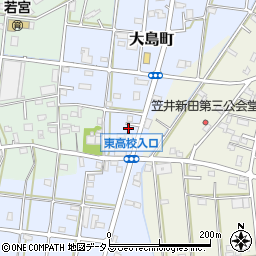 静岡県浜松市中央区大島町595周辺の地図