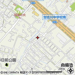 兵庫県加古川市加古川町南備後1周辺の地図