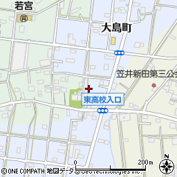 静岡県浜松市中央区大島町593周辺の地図