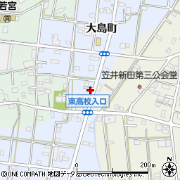 静岡県浜松市中央区大島町597周辺の地図