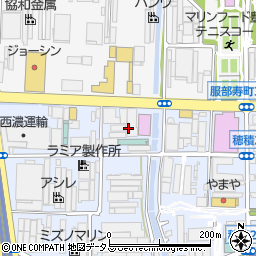 大阪府豊中市名神口1丁目1周辺の地図