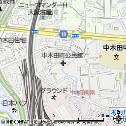 中木田町公民館周辺の地図