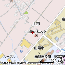 岡山県赤磐市上市141周辺の地図