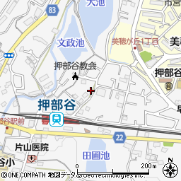 兵庫県神戸市西区押部谷町福住628-349周辺の地図