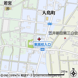 静岡県浜松市中央区大島町599周辺の地図