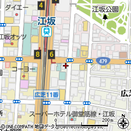 やなぎ屋クリーニング　江坂中央店周辺の地図