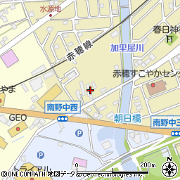 兵庫県赤穂市南野中271周辺の地図