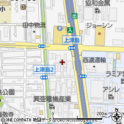 大阪府豊中市上津島1丁目1周辺の地図