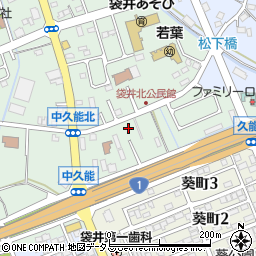 静岡県袋井市久能1291周辺の地図
