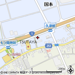 静岡県袋井市国本2536周辺の地図
