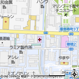 ラウンドワン豊中店周辺の地図