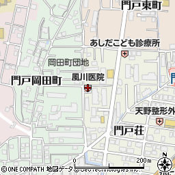 風川医院周辺の地図