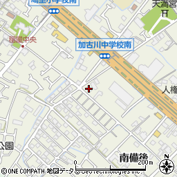 兵庫県加古川市加古川町南備後91周辺の地図