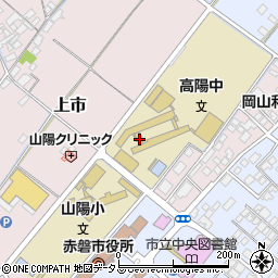 岡山県赤磐市上市116周辺の地図