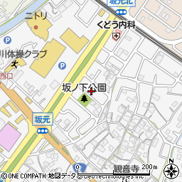 兵庫県加古川市野口町坂元19-18周辺の地図