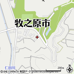 静岡県牧之原市仁田616周辺の地図