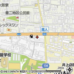 ローソン内環吹田芳野町店周辺の地図