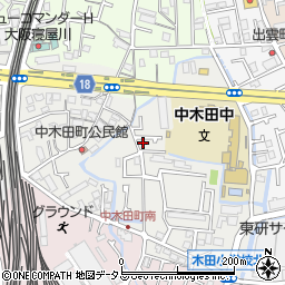 中木田町森本駐車場周辺の地図