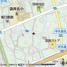 静岡県袋井市久能1245周辺の地図