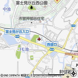 兵庫県神戸市西区押部谷町西盛529周辺の地図