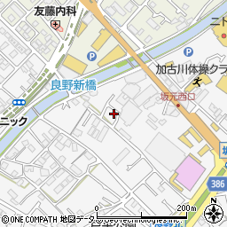 兵庫県加古川市野口町坂元75周辺の地図