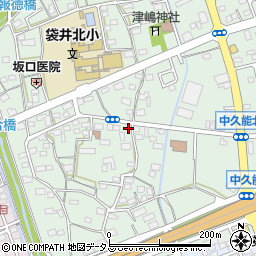 静岡県袋井市久能1234周辺の地図