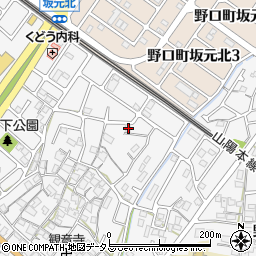兵庫県加古川市野口町坂元1073周辺の地図