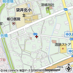 静岡県袋井市久能1232-6周辺の地図