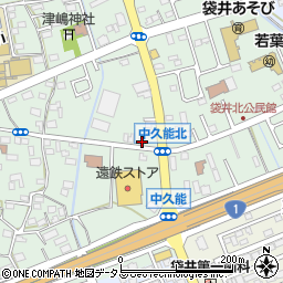 静岡県袋井市久能1393-1周辺の地図