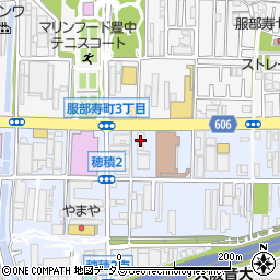 ＨｏｎｄａＣａｒｓ大阪豊中西店周辺の地図