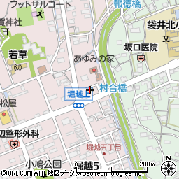 ミニストップ袋井堀越寺前店周辺の地図