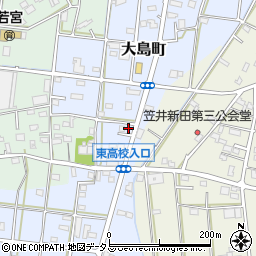 静岡県浜松市中央区大島町603周辺の地図