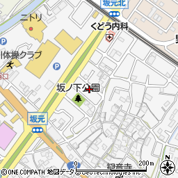 兵庫県加古川市野口町坂元19周辺の地図