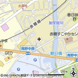 兵庫県赤穂市南野中271-2周辺の地図